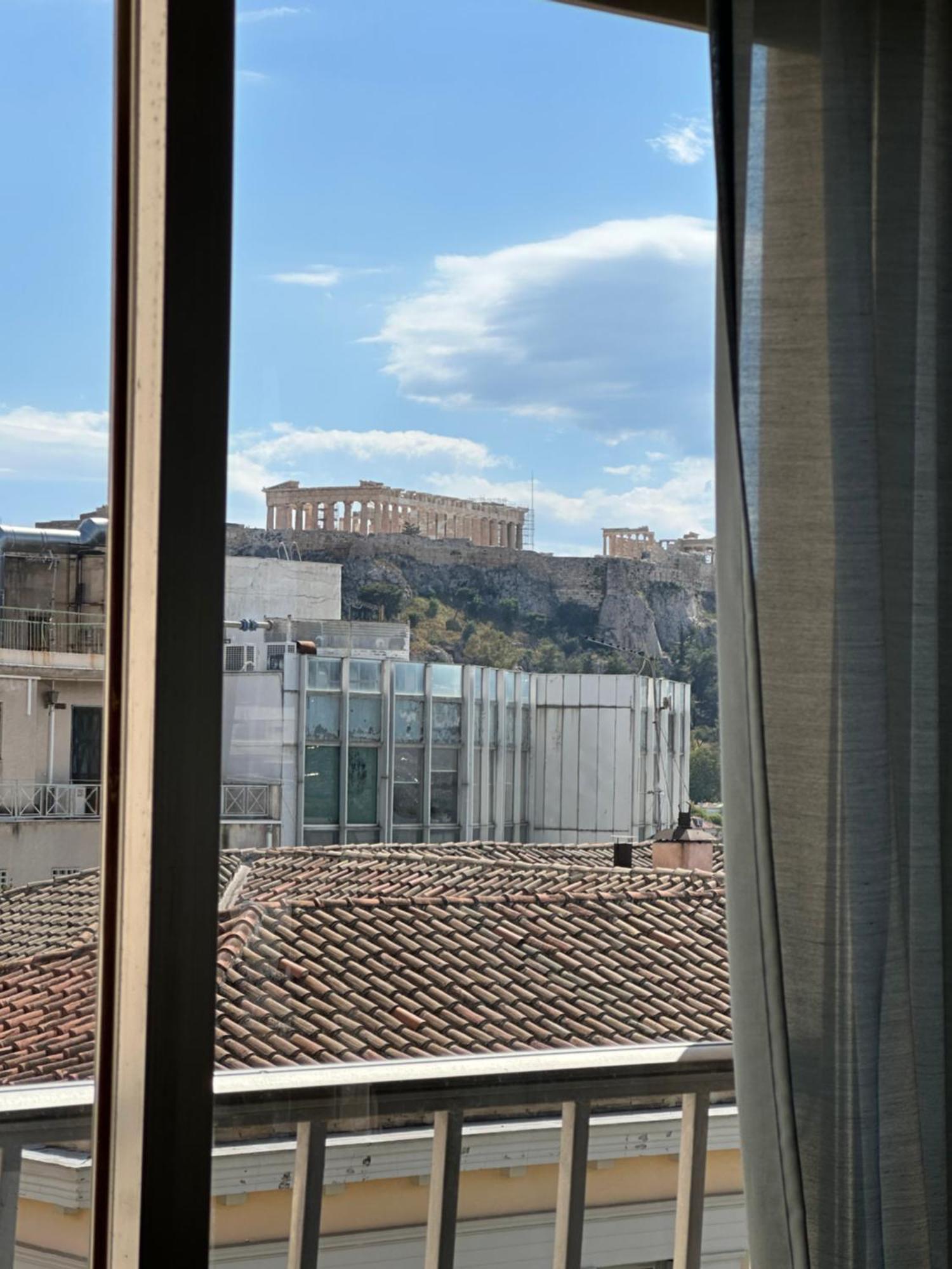 2 Bd Apt In Syntagma With Acropolis View เอเธนส์ ภายนอก รูปภาพ